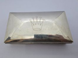 Rolex 900 Silber Vintage Uhrenbox Watch Box Sehr Selten!