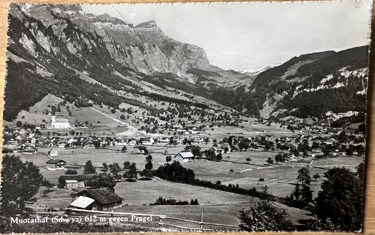 Cartoline postali: AK von Muotathal ca.1940 – Usato da Muotathal venduto da OttoK01