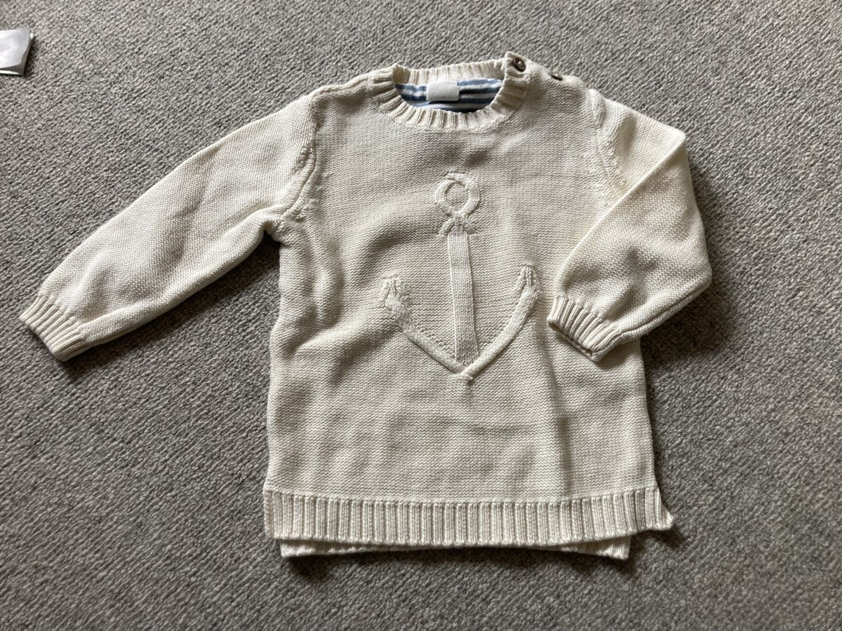 Maglioni & Felpe: Strickpullover mit Anker Motiv, Grösse 74 top Zustand – Nuovo (secondo la descrizione) da Gachnang venduto da elvira007