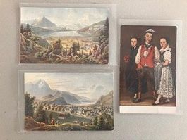 Ab 1922: 3x Pro Juventute Karten,1x 22.II.22 o