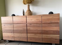 Sideboard Akazie Massiv Holz Designmöbel guter Zustand