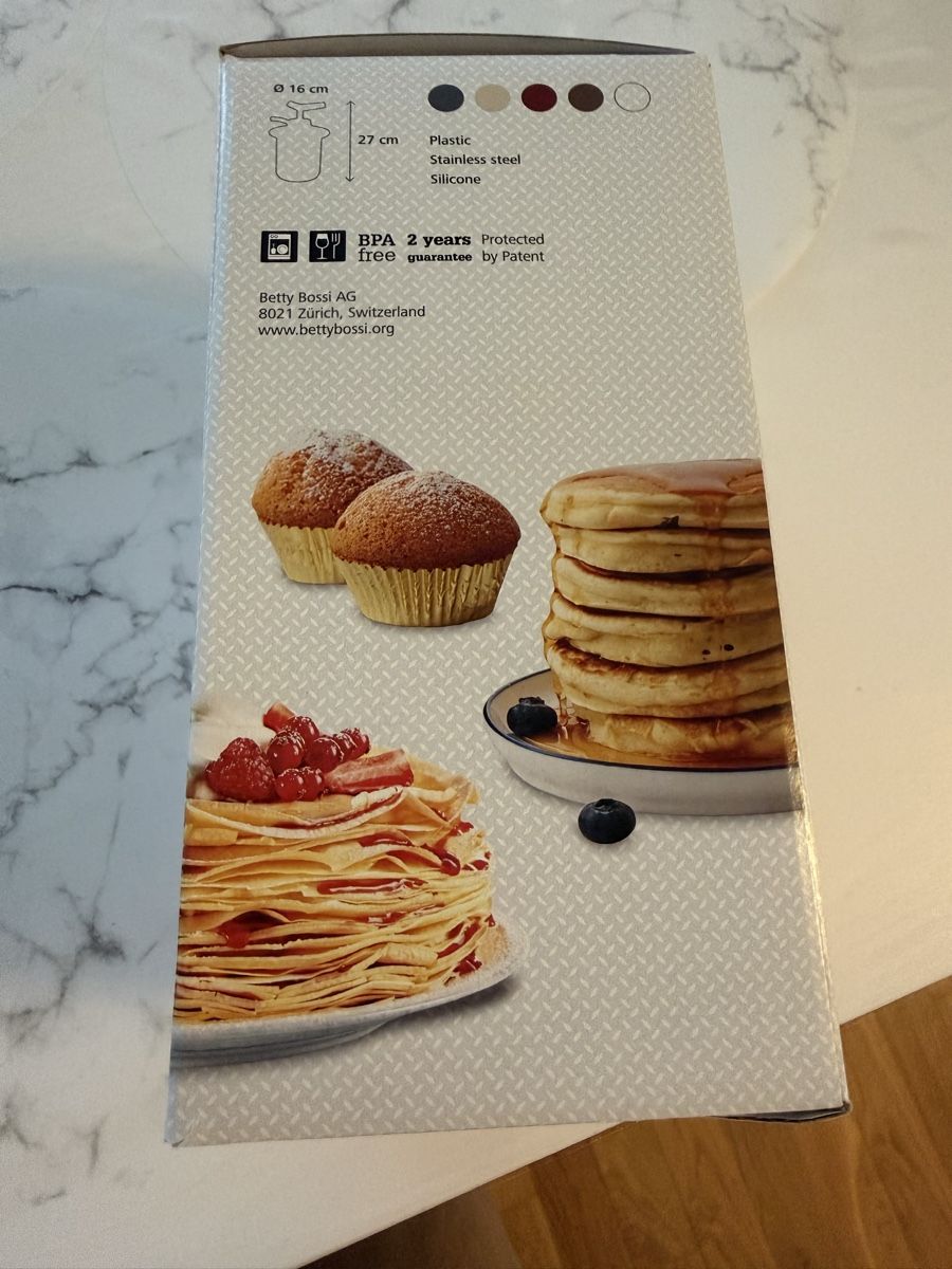 Betty Bossi Elettrodomestici da cucina: Betty Bossy batter Maker und Roller set – Nuovo e nell'imballaggio originale da Luterbach venduto da uhrmacherin89 6