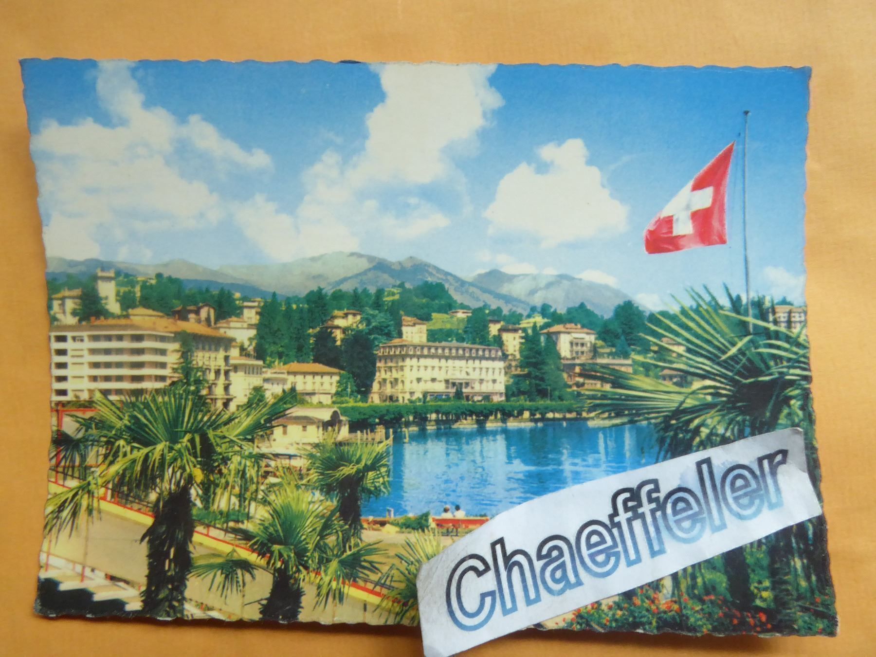 Cartoline postali: G 26 Lugano - Paradiso – Usato da Zürich venduto da Chaeffeler