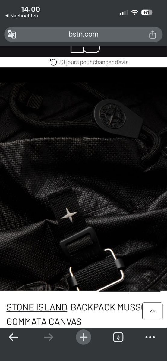 Zaini: Stone island rucksack – Nuovo (secondo la descrizione) da Zürich venduto da JMima 3
