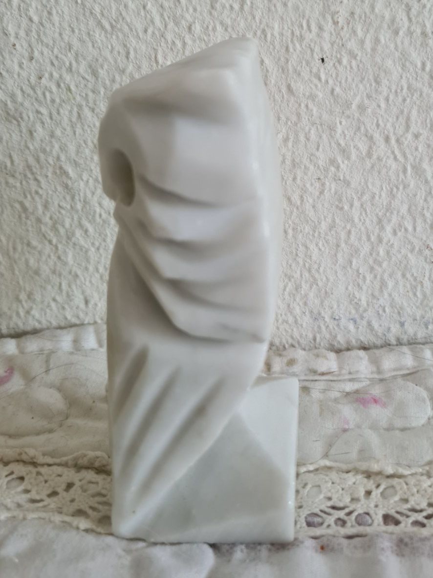 Sculture & Statue: Handgeschnitze Eulenfigur Marmor 10 cm – Usato da Winterthur venduto da bibummi 1