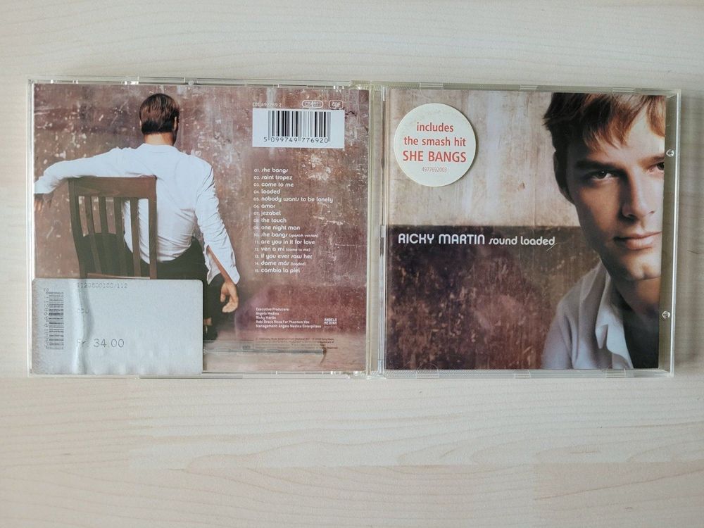 CD Ricky Martin - Sound Loaded, 2000 (Gebraucht) in Nebikon für CHF 0.5 ...