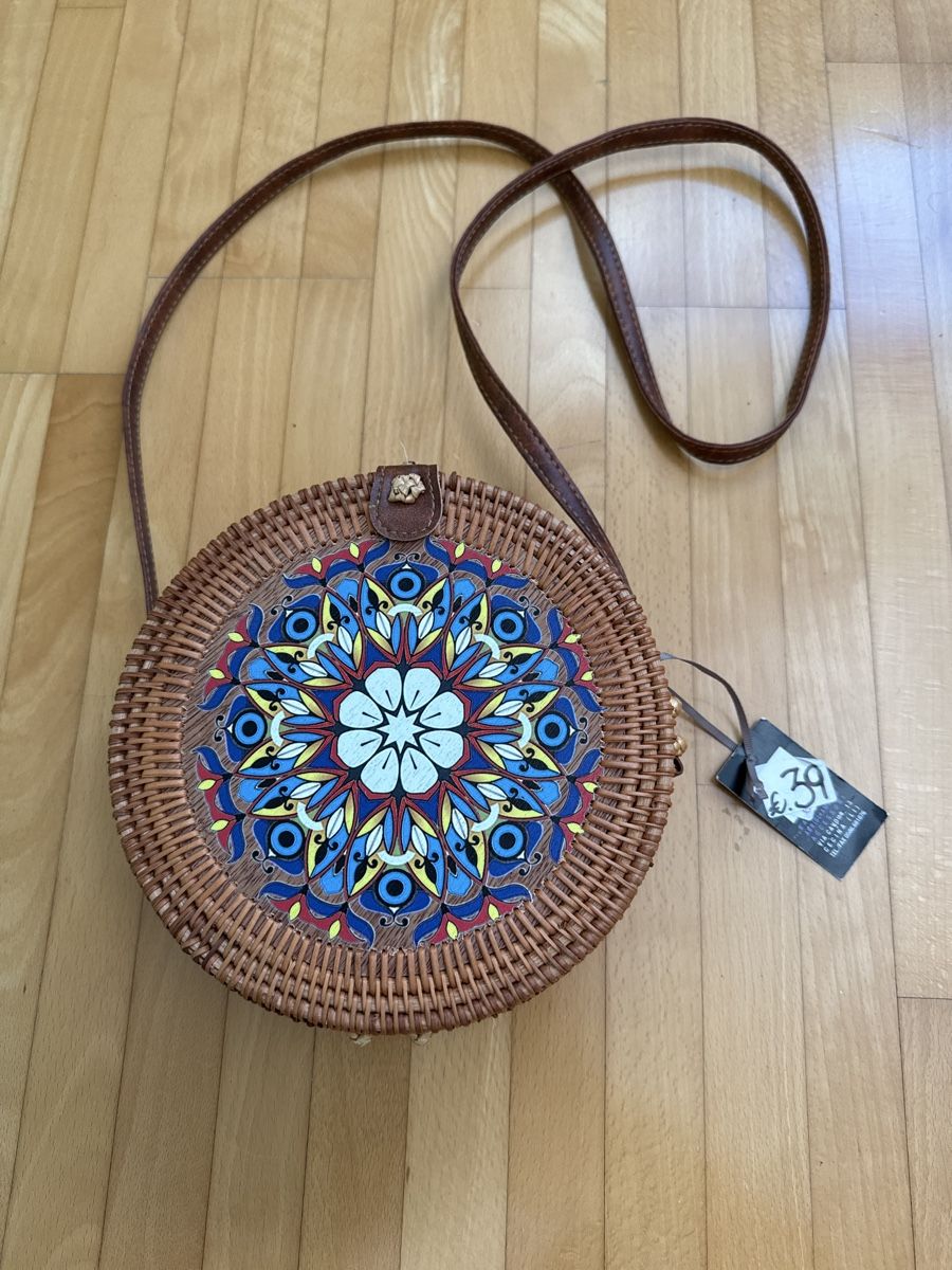 Borse da donna: Boho Korbtasche rund – Nuovo (secondo la descrizione) da Winkel venduto da _OachKatzerl_