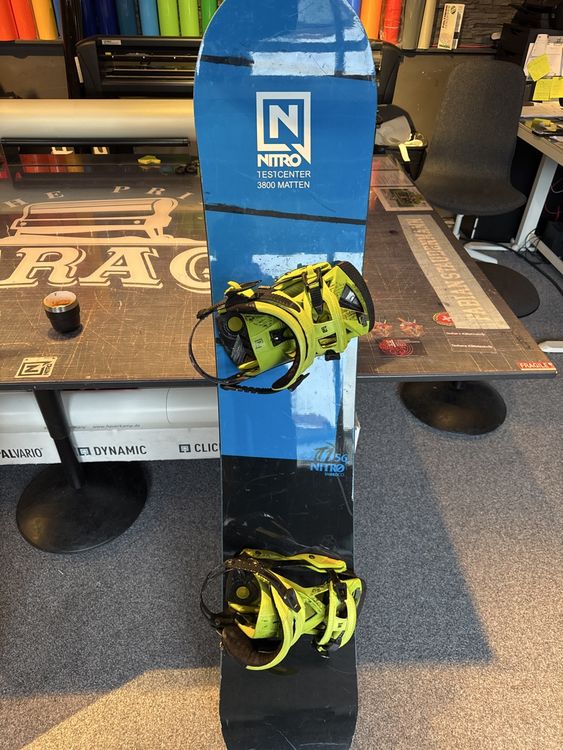Nitro Snowboard T1 156cm mit Bindung Occasion 1