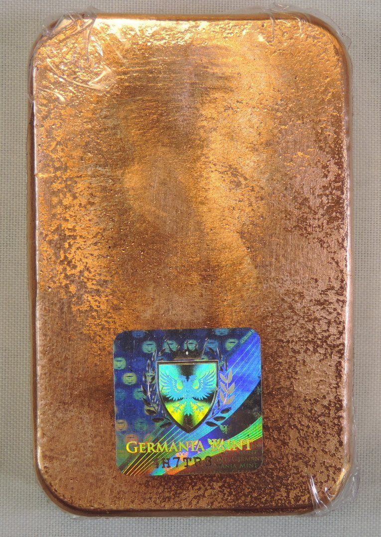 Metalli preziosi: 5 oz Kupfer Barren, Germania Mint – Nuovo e nell'imballaggio originale da Duggingen venduto da doogbua 1