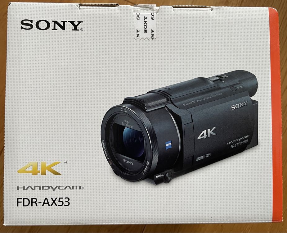 Sony FDR-AX53 4K Camcorder - Top Zustand, wenig benutzt! (Gebraucht) in ...