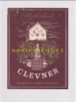 Etikette für Wein aus Uerikon - Clevner "Jtzikerhüsli" /bd
