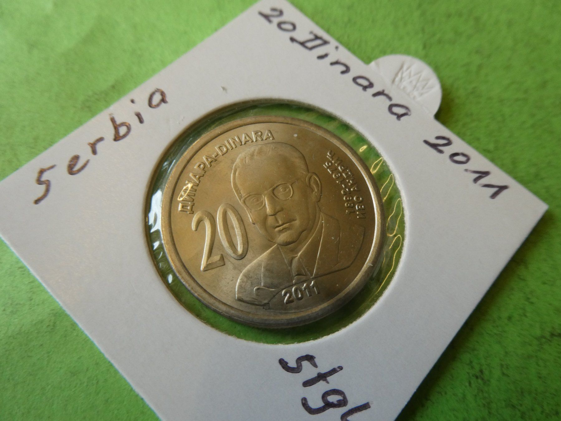 Tutti le monete: Serbien 2011, 20 Dinara stgl – Nuovo (secondo la descrizione) da Hinterforst venduto da Rohusri