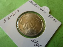 Serbien 2011, 20 Dinara stgl