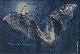 2012, Nr.1444 (Fledermaus / Langohr) mit ET-Stempel