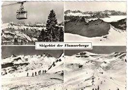 Flumserberg - 4 Bild AK