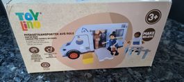 ToyLino Pferde Transporter aus Holz, Neu!
