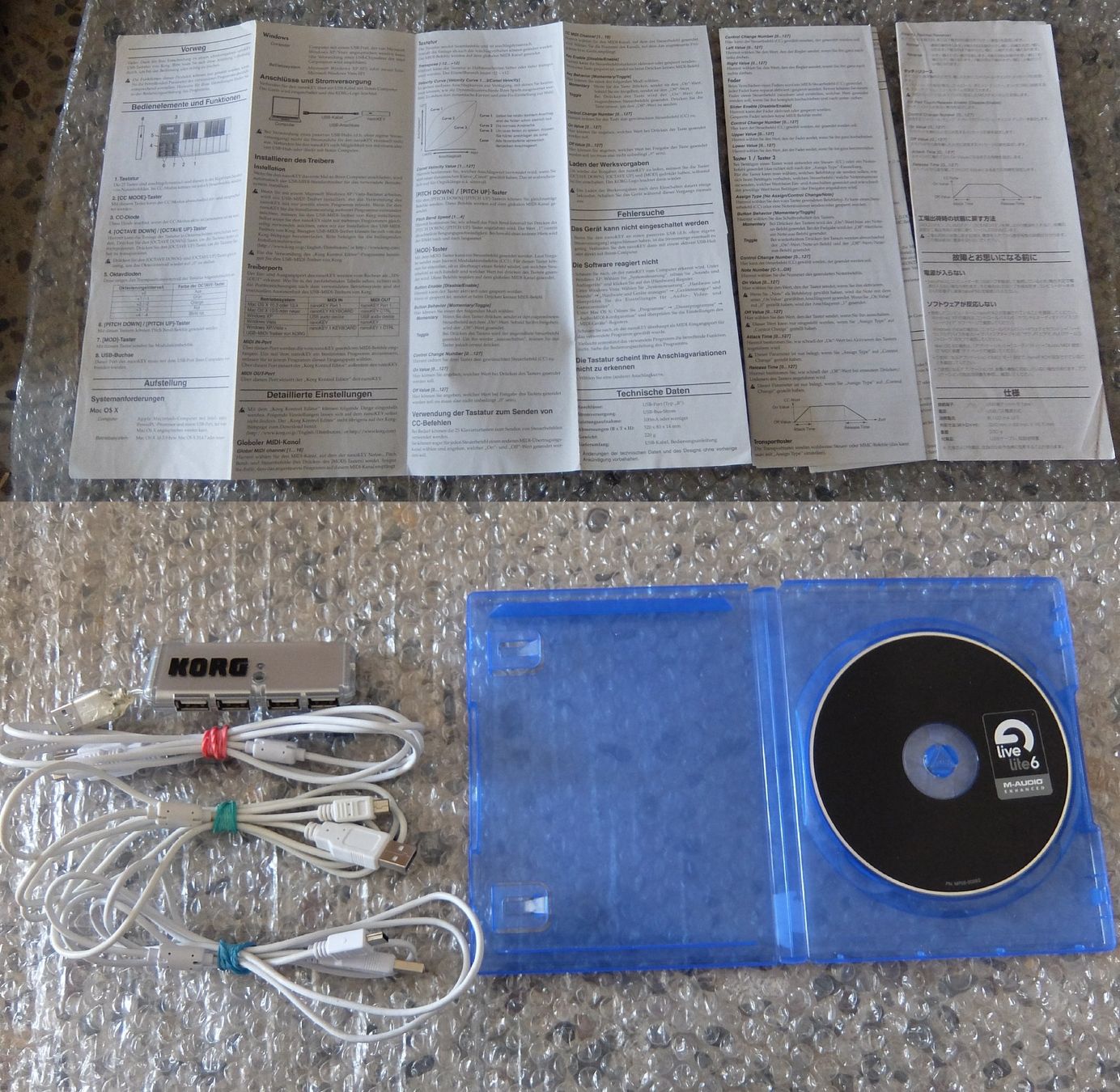 Korg Console di mixaggio: Korg USB Controller Set – Usato da Basel venduto da Elektronik_Markt 8
