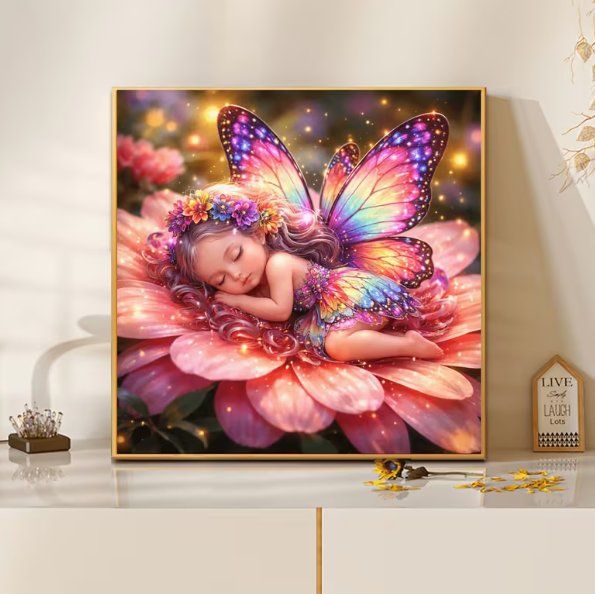 Kit bricolage: Diamond Painting Blumenelfe-14-Elfen-726 – Nuovo e nell'imballaggio originale da Obergösgen venduto da Diydiamant 1