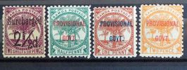 SAMOA: Dix timbres neufs */(*) des années 1896 à 1900