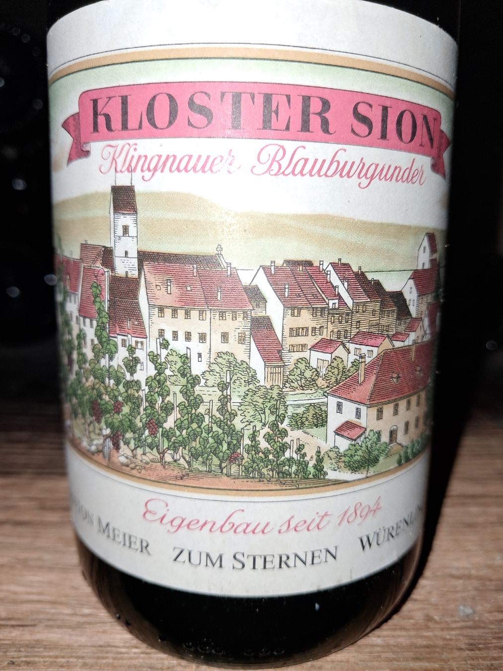 Wein: Klingnauer kloster sion blauburgunder 1993 – Neu und originalverpackt aus Le locle von juliensaran 1