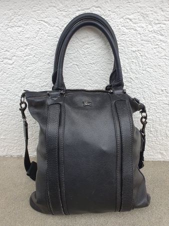 Burberry grosse Tasche Bag Handtasche Schultertasche Leder