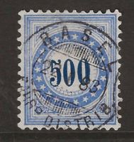1882 : Porto Nr. 14K - Luxusstück : KP 400.--