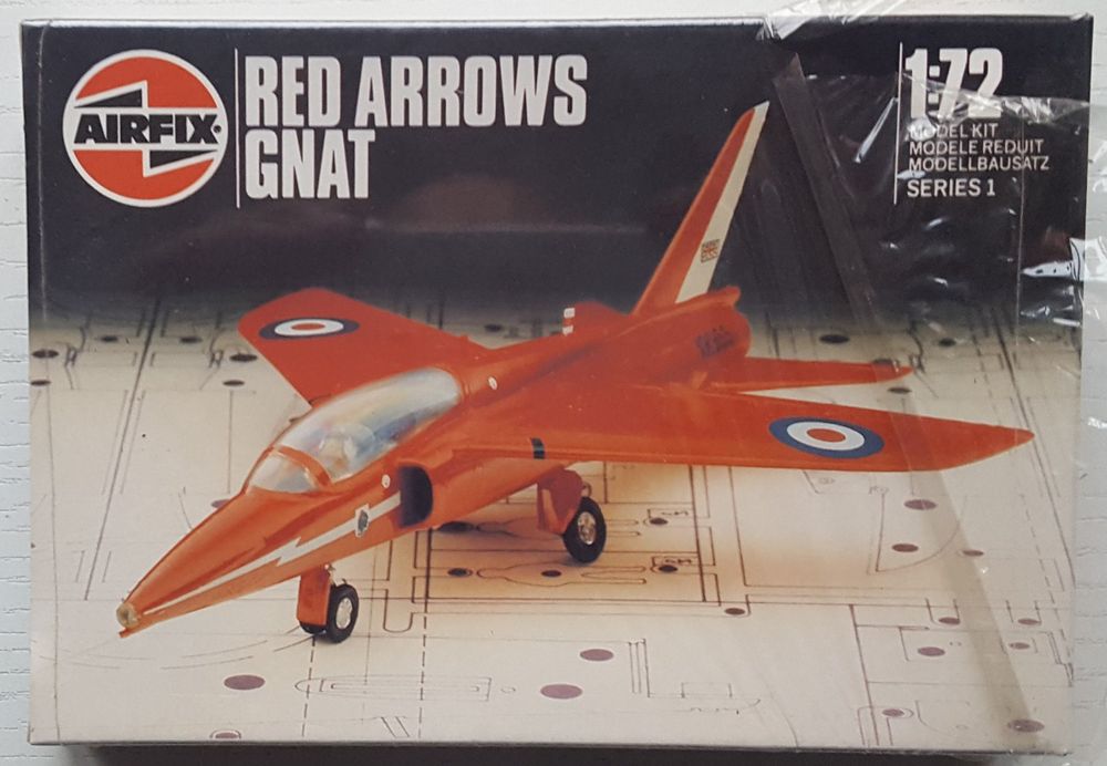 Aviation72 1/72 Folland Gnat T1 Red Arrows XR977 - Maquette Diecast AV7222008