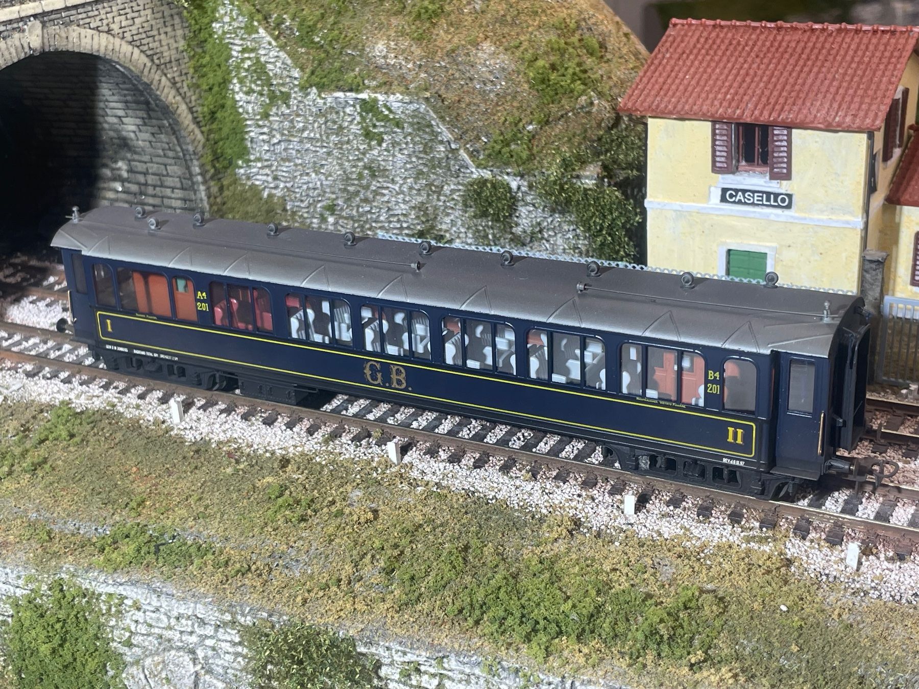 Modellini di ferrovie: GB- Wagen Set ( 5-teilig ) – Nuovo (secondo la descrizione) da Krummenau venduto da ferrotech 5