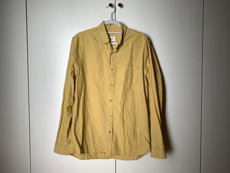Octobre Éditions Button-Down-Hemd Senfgelb, M, Portugal