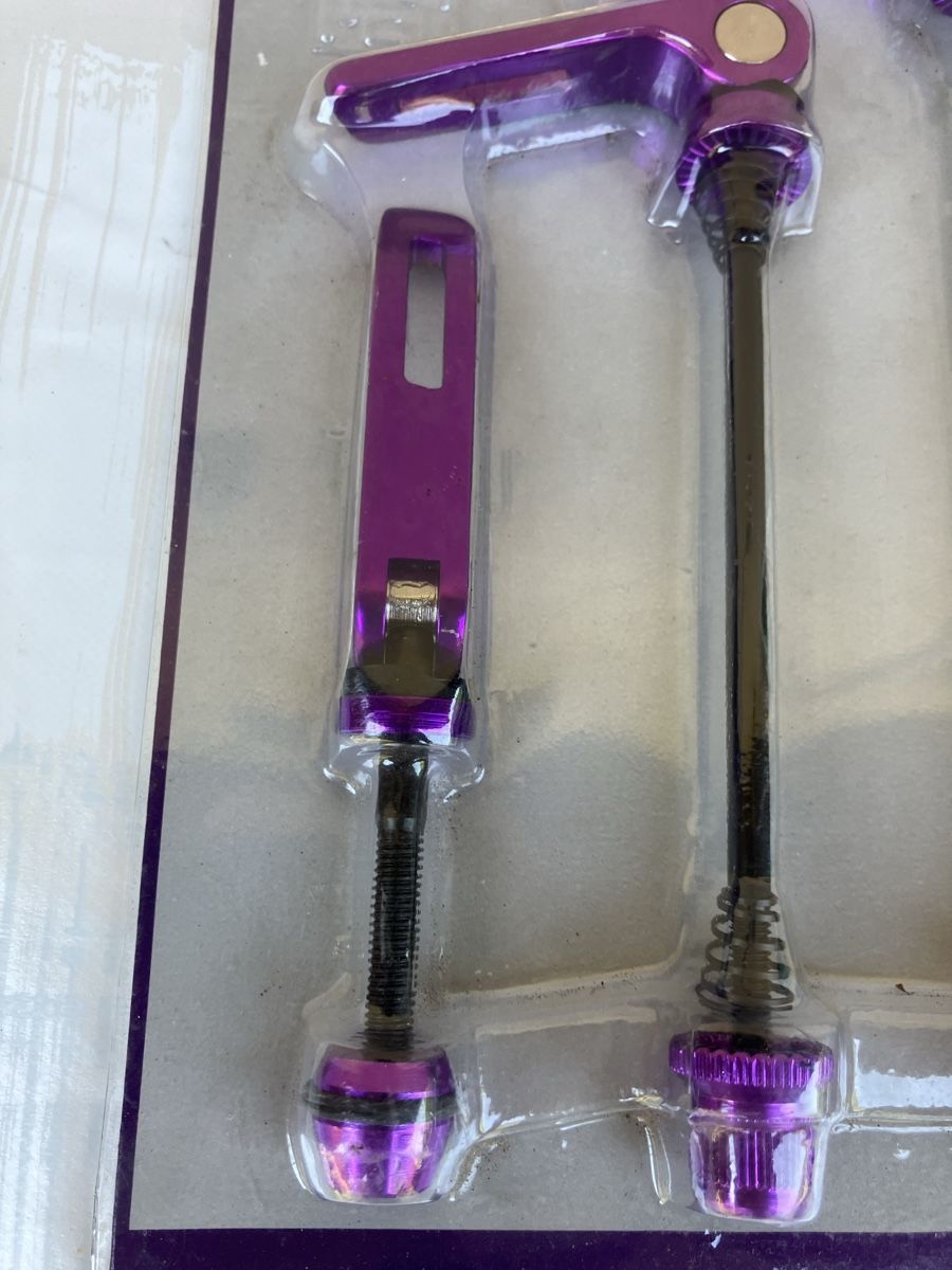 Ersatzteile: Schnellspanner Set Alu violett  – Gebraucht aus Trimbach von cendira 2