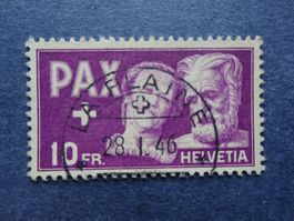 1945 PAX Z-Nr. 274 mit glasklarem Vollstempel