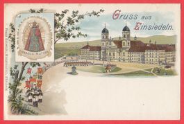 1900Ansichtskarte EINSIEDELN Kloster Gnadenmutter ungelaufen