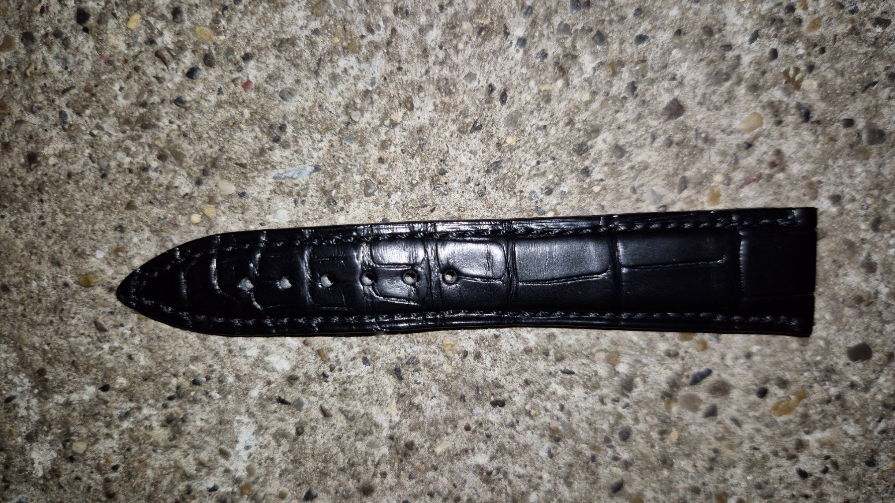 Bracciali & Braccialetti: Blancpain Alligator-Lederarmband – Nuovo e nell'imballaggio originale da Elsau venduto da Woolie81