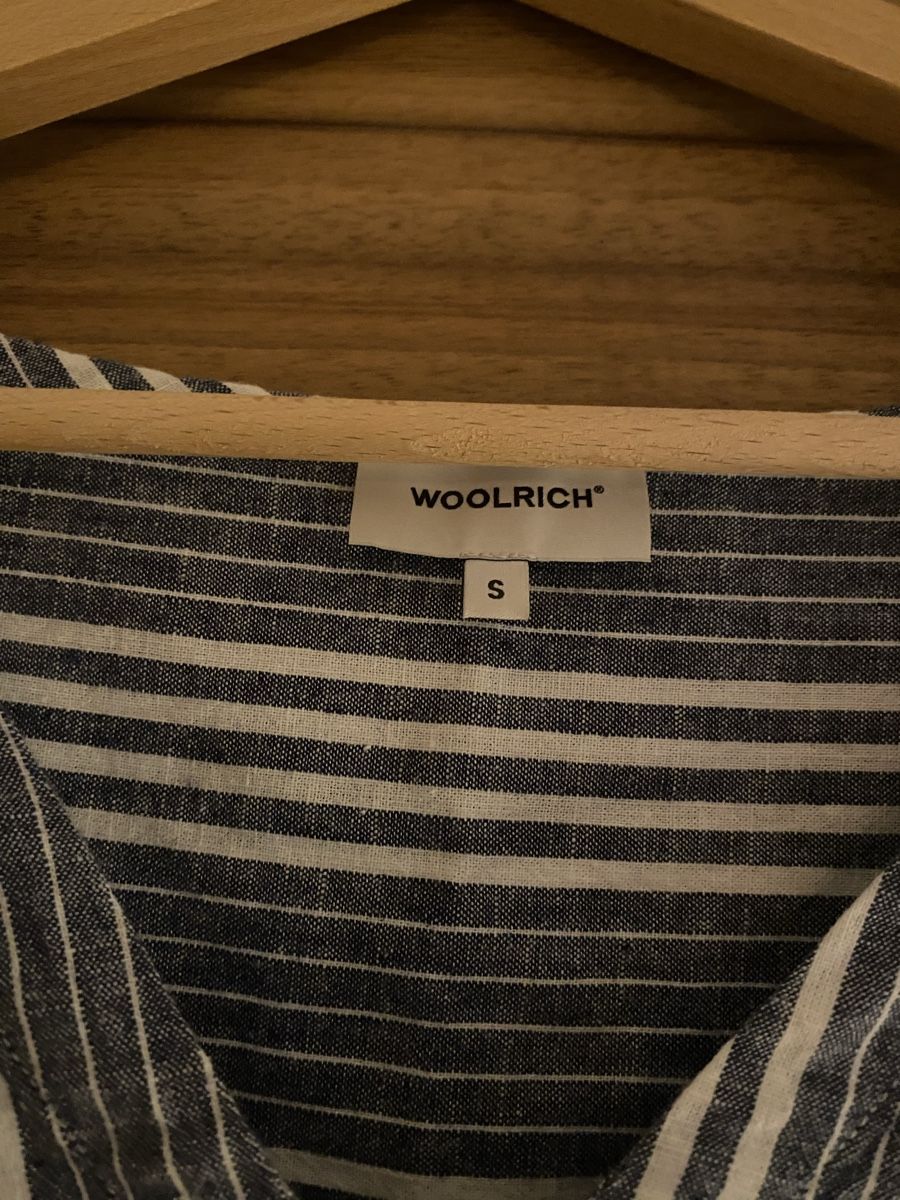 Woolrich Camicette: Camicia a righe blu e bianche Woolrich – Nuovo (secondo la descrizione) da Lugano venduto da mariavenezia 3