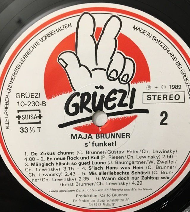 Schallplatten: Maja Brunner – s’funket! (LP) – Gebraucht aus Grüningen von azulmarron 3