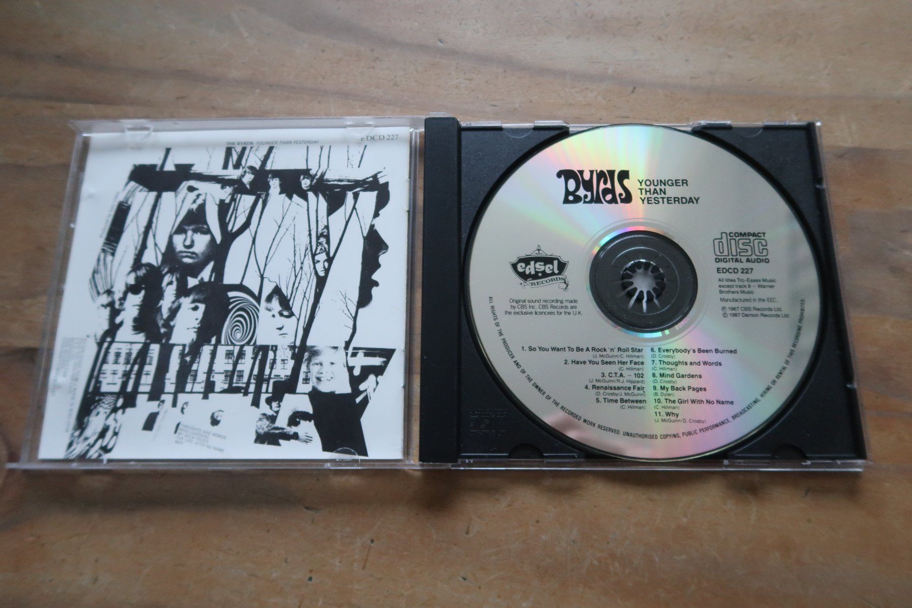 CD: THE BYRDS - YOUNGER THAN YESTERDAY - CD – Usato da Basel venduto da Patiscat 3