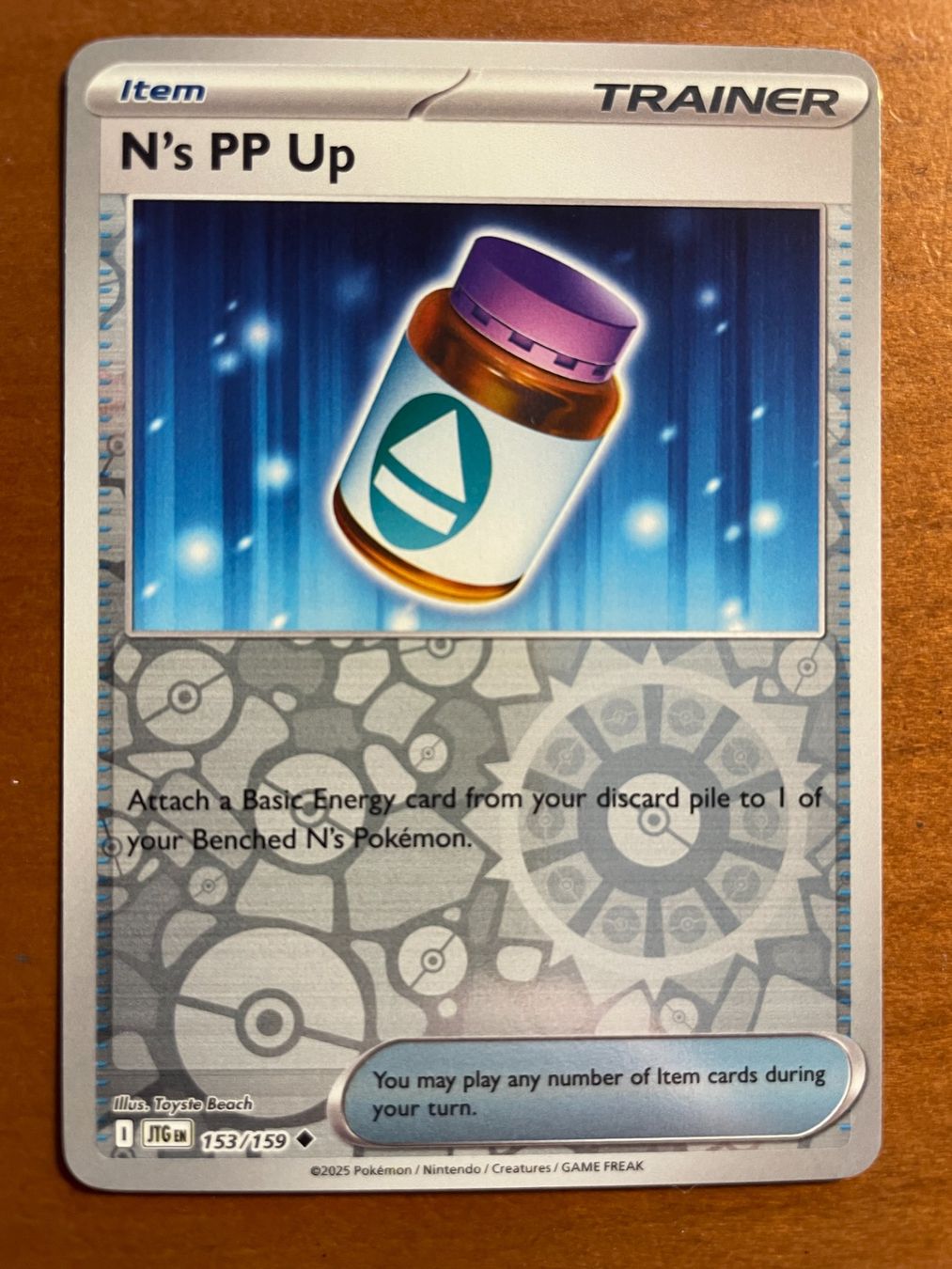 Pokémon Carte collezionabili: Pokemon N's PP Up Reverse (Versand gratis) – Nuovo (secondo la descrizione) da Chur venduto da Angerson
