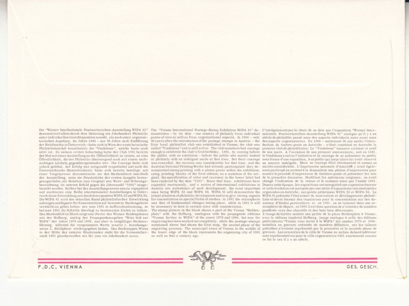 Alle Briefmarken: WIPA 1981 FDC – Gebraucht aus Bürglen TG von StampGraf 1