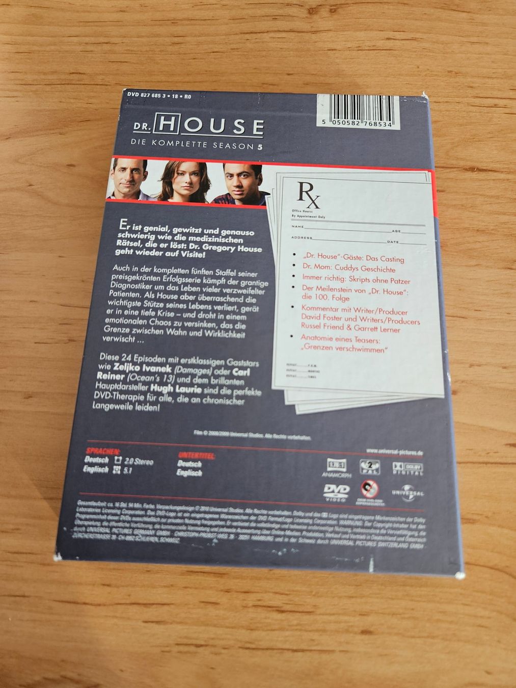 Tutti i DVDs: Dr. House 5. Staffel – Usato da Tann venduto da Pepiino 1