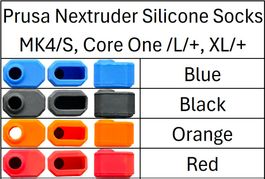 Prusa MK4(S)/CoreOne(L)(+)/XL(+) Nextruder Silicone Socks