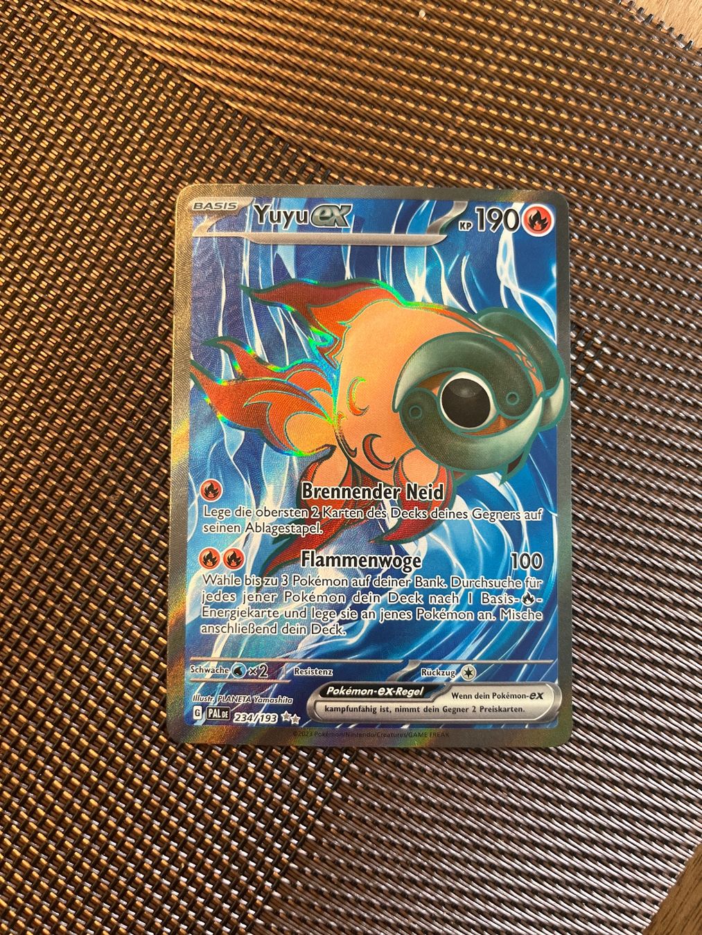 Pokémon Carte collezionabili: Pokemon Yuyu EX Paldea Evolved Fullart Deutsch – Nuovo (secondo la descrizione) da Wabern venduto da Collectfun