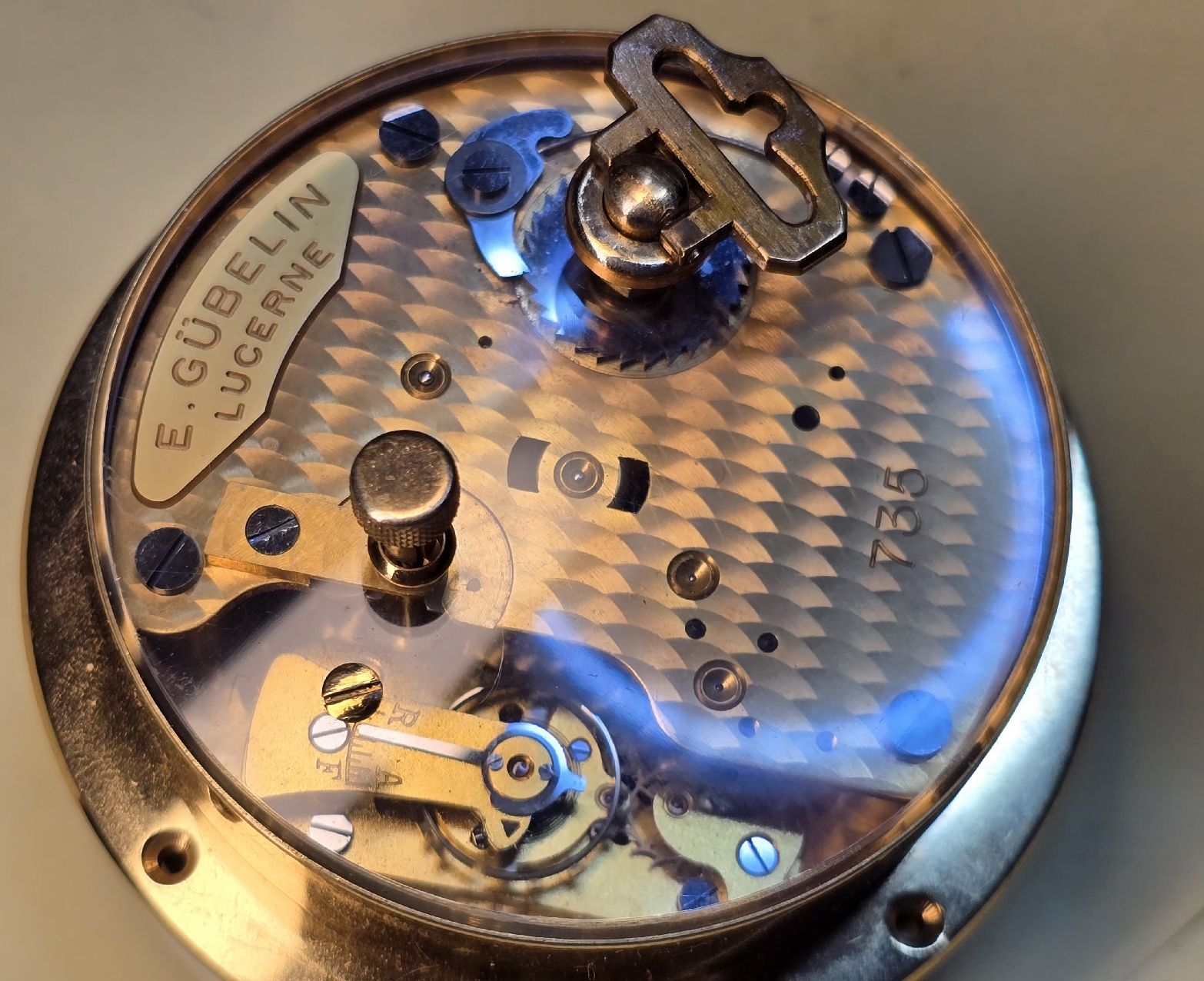 Gübelin Orologi da terra & Orologi da parete: pendule E. Gübelin Lucerne - Pièce rare! – Usato da Grand-Lancy venduto da Montre-Swiss