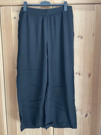 Schwarze Damen Sommerhose Gr XL