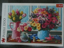 Flowers in vases Trefl-Puzzle 1'500 Teile