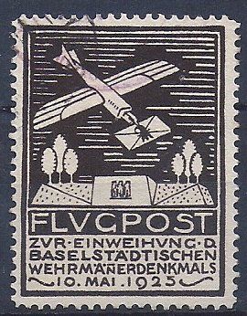 Tutti i francobolli: VIGNETTE POSTE AERIENNE No.1925.2 – Usato da Les Verrières venduto da Scampi0