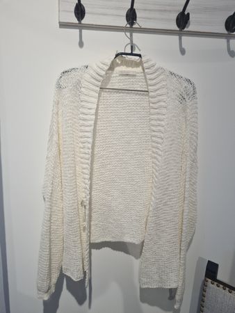 Damen Strickjacke NILE weiss Grösse L leicht