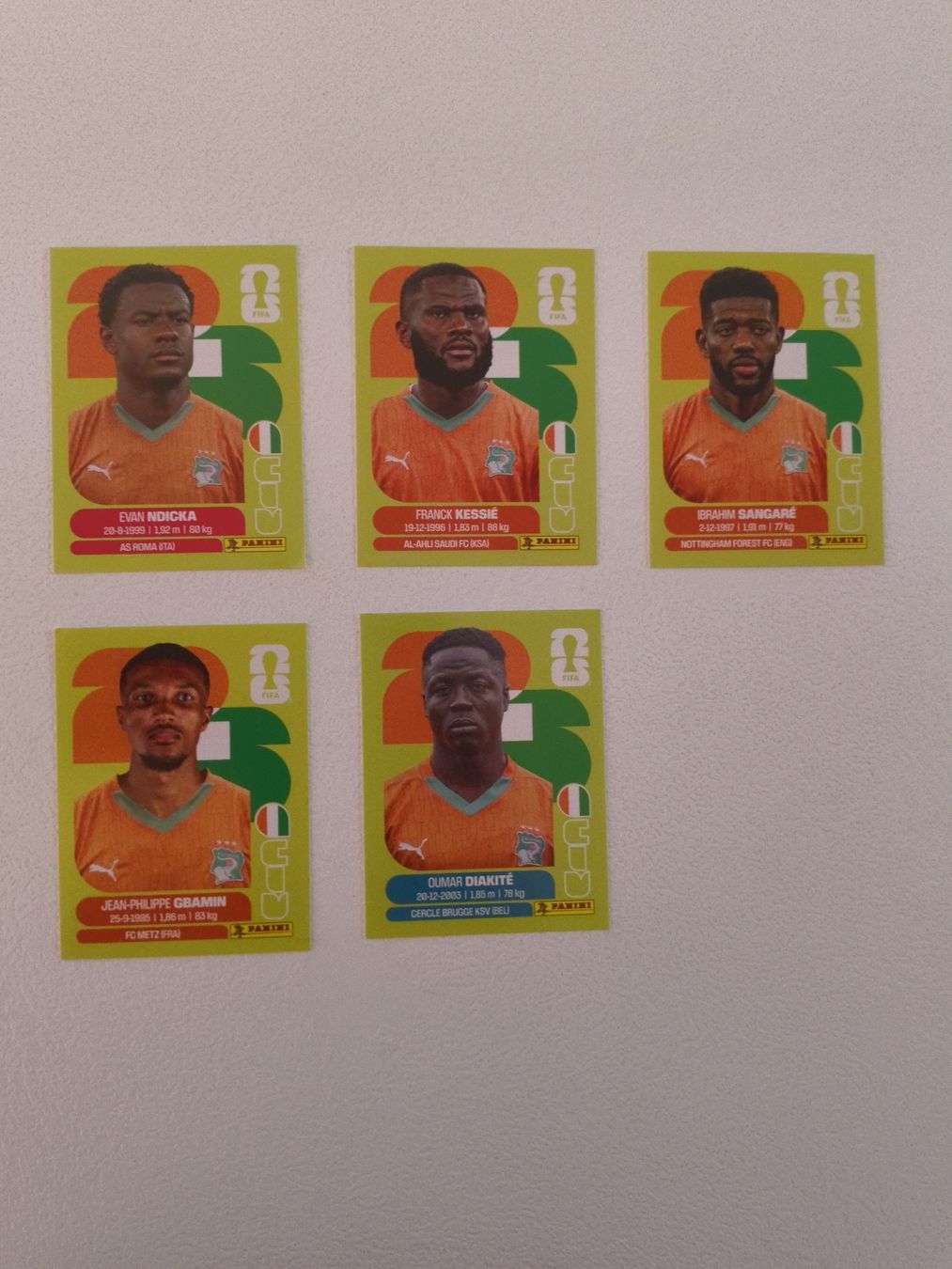 Panini Sammelbilder & Trading cards: Panini FIFA Sticker set CIV – Neu (gemäss Beschreibung) aus Effingen von Sublime83