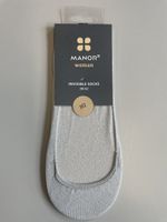 INVISIBLE SOCKS - UNSICHTBARE SOCKEN - HELLGRAU 39/42
