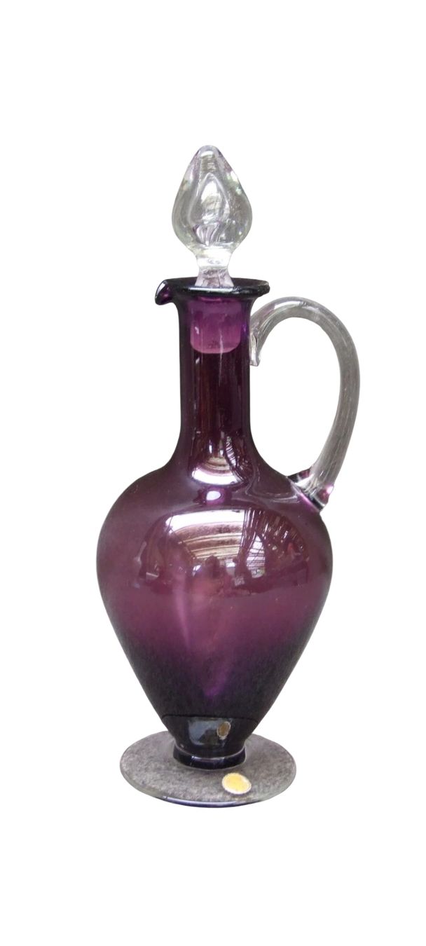 Murano Caraffe: Murano Karaffe mit Stöpsel ca. 26 cm hoch – Usato da Liestal venduto da Mas-Y-Mas
