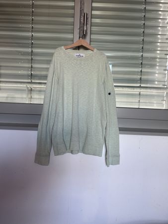 Stone Island Pullover Gr.S türkis-grün mit Patch